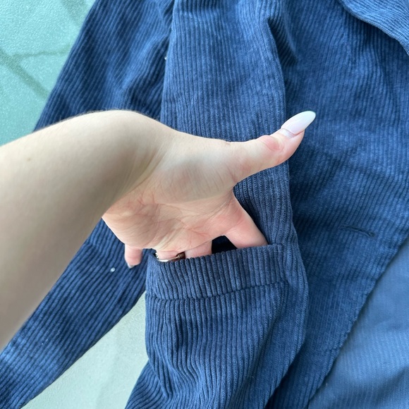 Navy Corduroy Blazer - Picture 2 of 3